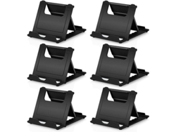 Soporte Para Teléfono Móvil - 6 Unidades, Plegable, 71x83 Mm, Multiángulo, Ligero, Para Uso Sobre Mesa, Compatible Con Smartphones Y Tablets.