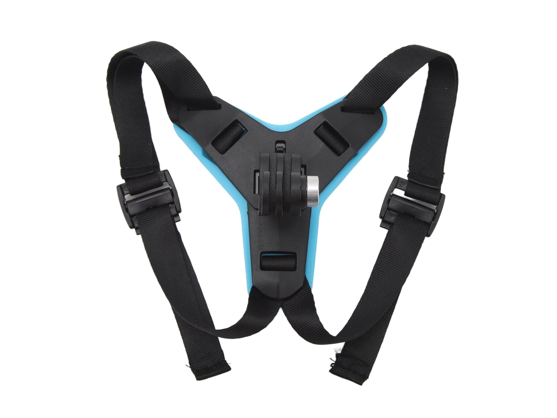 Soporte Para Barbilla De Casco Antideslizante Para Moto, Holder Para Cámara Dji Osmo Action 3 2 Y Teléfonos Móviles Azul