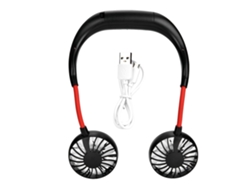 Aficionado Deportivo Portátil (dobles Ventiladores, Recargable, Portátil)