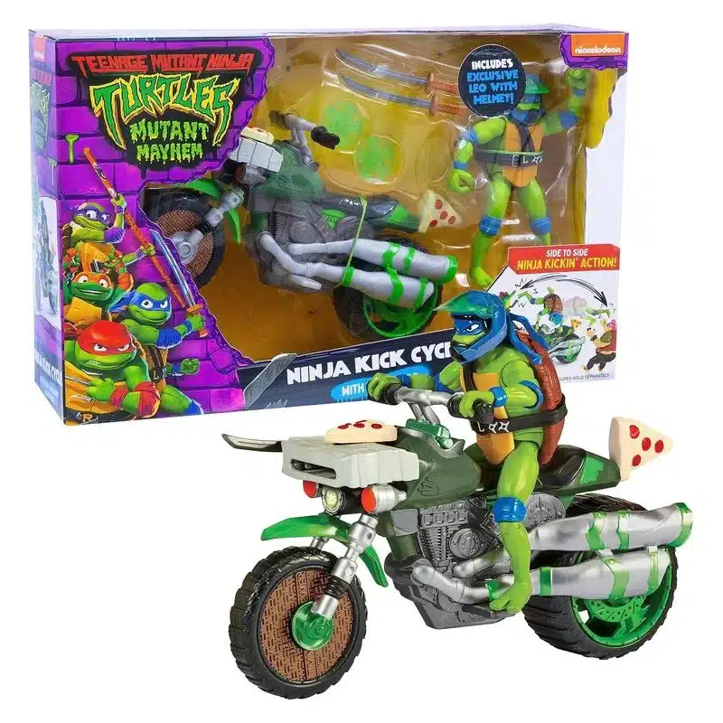 Figura De Acción Leonardo Con La Ninja Kick Action Tortugas Ninja Mutant Mayhem Ofertas Diciembre24