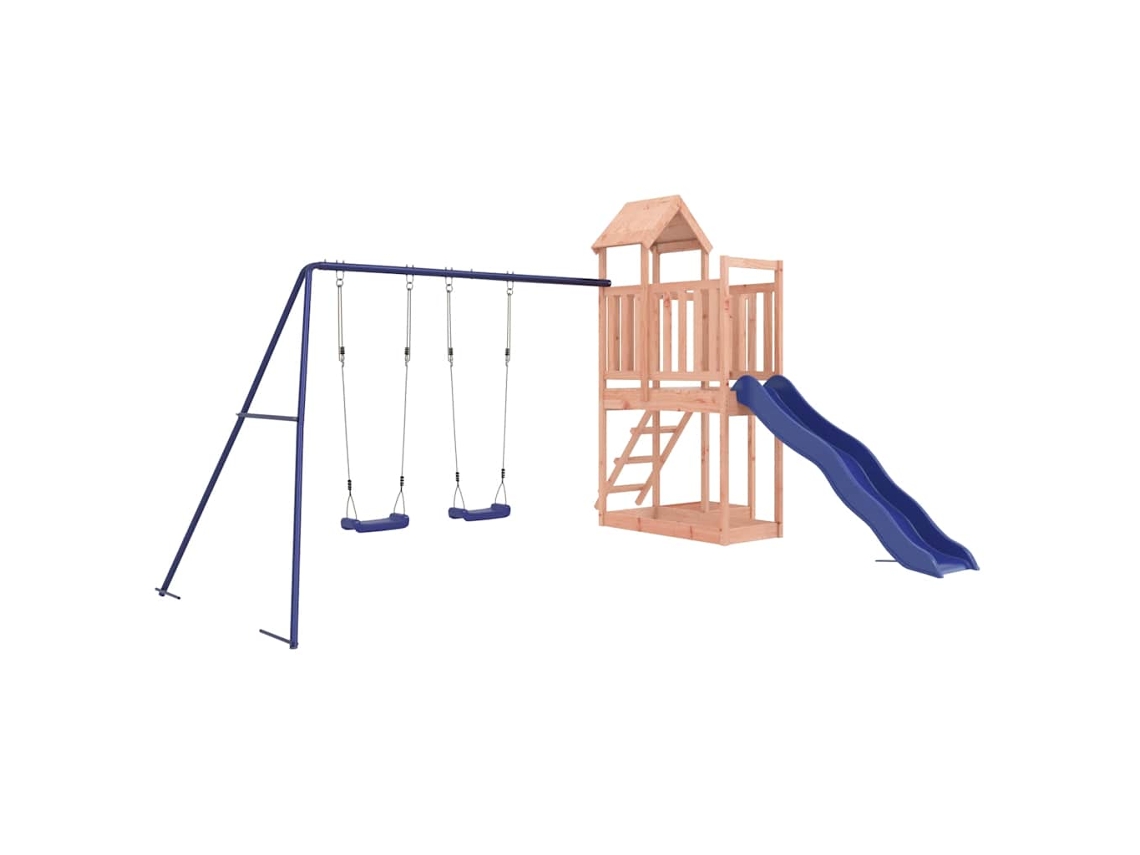 Parque Infantil De Exterior VIDAXL Marrón Madera