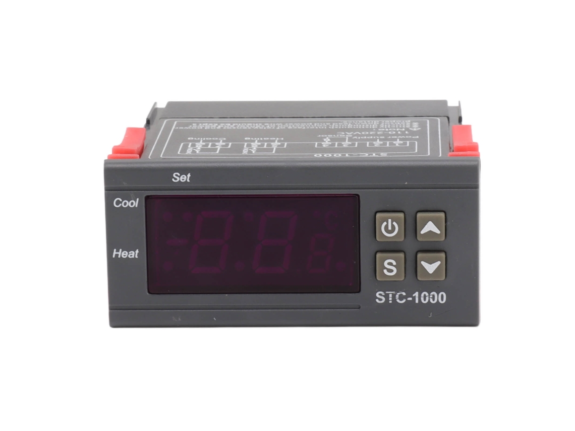 Termostato digital STC 1000 con control de temperatura de 110V a 220V.