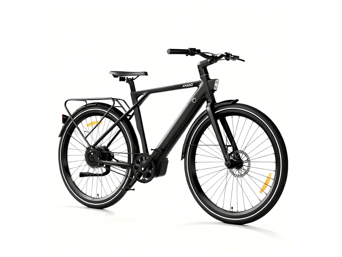 Pixar Amano S900 250w 36v 10ah 28" Bicicleta Eléctrica Negra