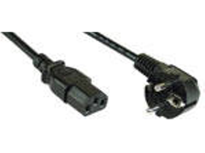 Cable de Alimentación INLINE Schuko to 3pin IEC female Black 10m