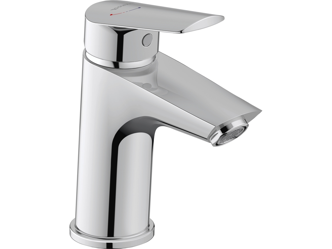 Grifo mezclador para lavabo Duravit No.1 S Freshstart, sin desagüe automático, proyección de 100 mm, N11011002010