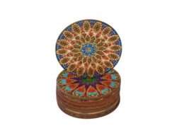 Juego De 8 Soportes De Cerámica Para Macetas, Ideales Para Pintura De Diamantes, Antideslizantes, Con Diseño Navideño Y Soporte.