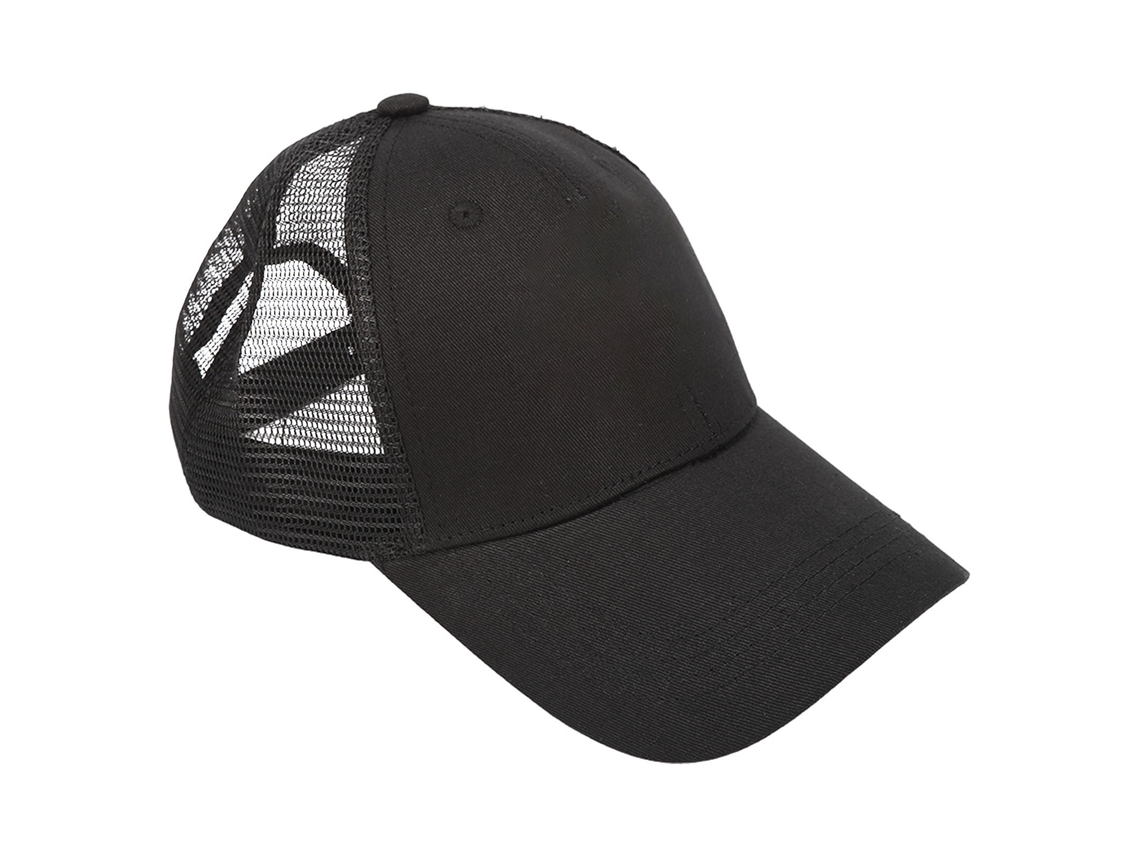 Gorro De Punto Negro Ajustable Con Letras Bordadas Para Hombres Y Mujeres, Para Uso En Exteriores.