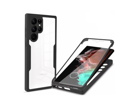 Capa de celular com tudo incluído em material TPU 360 para telefones Samsung Negro Samsung Galaxy S21 Ultra