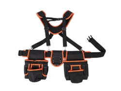 Bolsa De Herramientas Ajustable Para Electricista Con Correa Para El Hombro, 1680d, Impermeable, Con Múltiples Bolsillos.