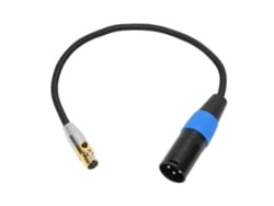 Cabo Xlr Macho Para Mini Xlr Fêmea 3 Pinos Profissional Para Câmera Mixer Microfone Gravador 0.3m/1.0ft