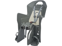 Silla Bicicleta Trasera Ninõ Portaequipajes Koolah Gris Carbón / Crema