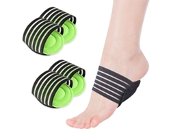 2 Pares De Soportes Para El Arco Del Pie Con Compresión Y Acolchado Cómodo Para Aliviar El Dolor De Pies.