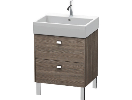 Mueble de aseo DURAVIT Brioso de 58,4 x 45,9 cm 2 extraíbles incl. hueco para sifón y delantal para lavabo Vero Air 235060