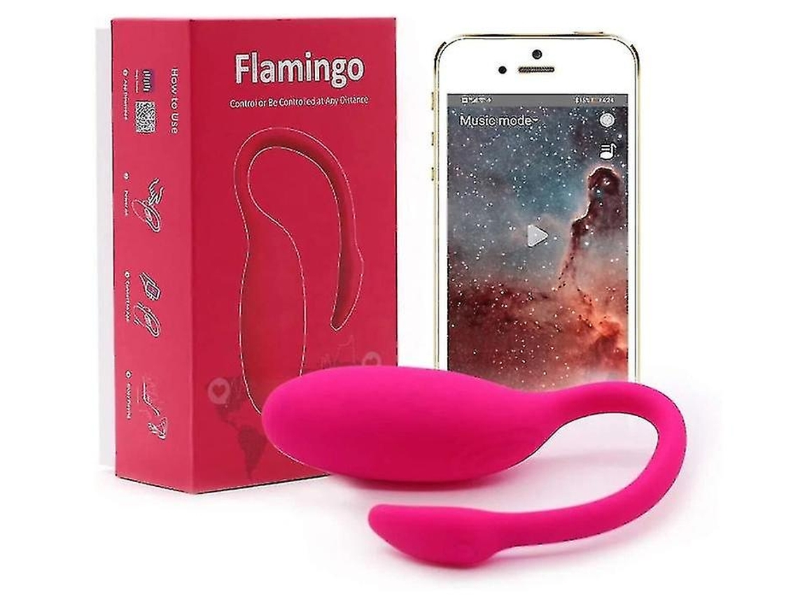YEMAESRE Vibrador portátil controlado por aplicación rosa