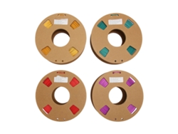 Filamento Pla Bicolor 1.75mm Para Impresora 3d, 4 Piezas, Peso Neto 8.8oz, 200-220°c, Reemplazo De Recarga