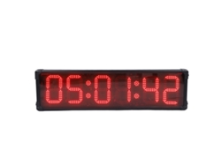 Reloj cronometrador para eventos deportivos con doble LED