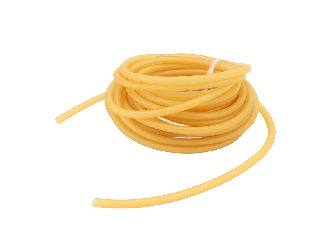 Tubo Elástico De Caucho De Látex De 7 Mm De Diámetro Exterior Y 4 Mm De Diámetro Interior Para Uso Quirúrgico Y Con Brújula, 10 M.