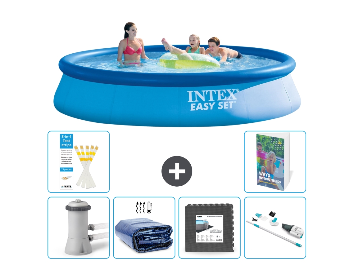 Intex Piscina Easy Set Redonda - 396x84 Cm - 7-peças S315