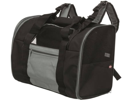 Transportín para Perros TRIXIE Suave (Negro - 44x30x21cm - Poliéster - Hasta: 8 Kg - S - Porte Pequeño)