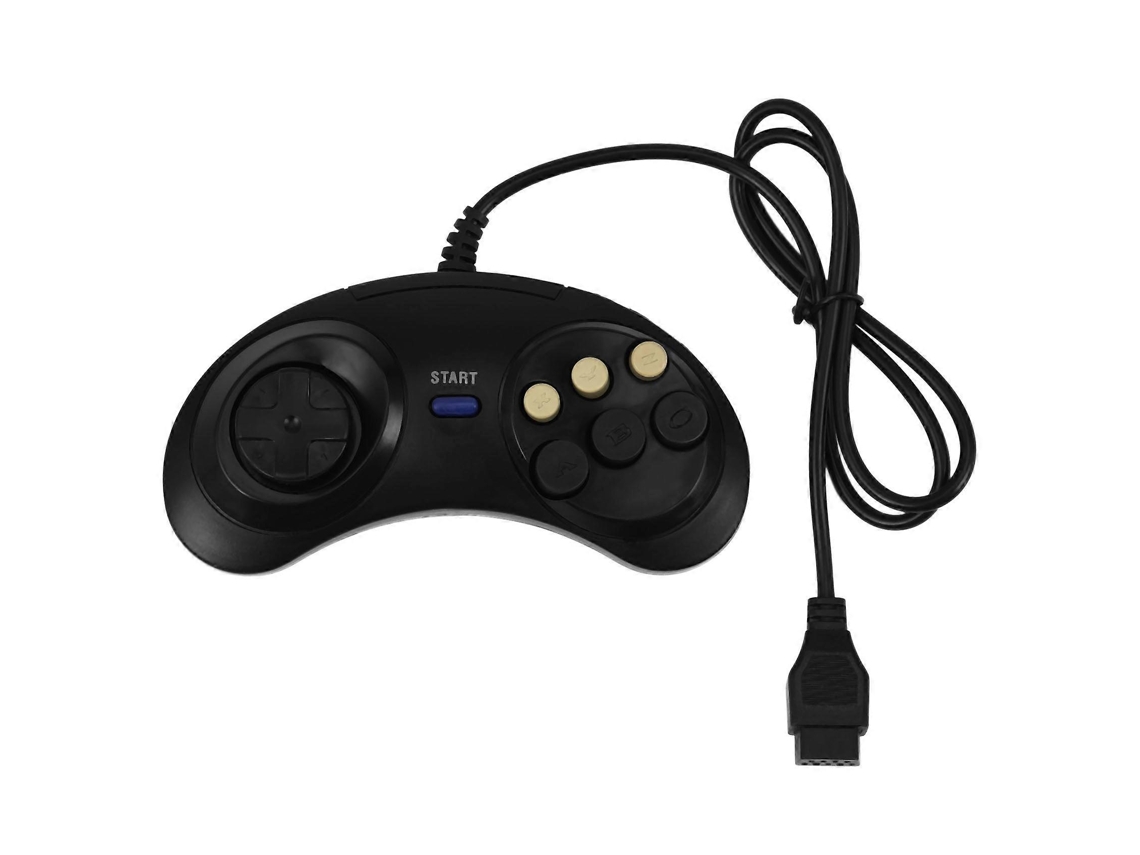 Mando De Juegos Clásico Retro Con Cable De 6 Botones, Joystick Para Pc Md2