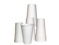 Vasos de papel blancos desechables de 16 oz (50 unidades) para café, té, capuchino, chocolate caliente, chai y chai latte. Ecoquality Truyuety.