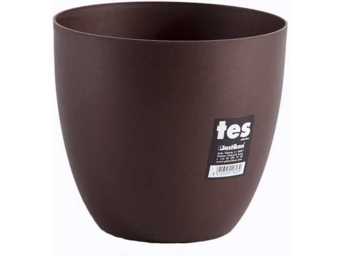 Maceta PLASTIKEN Tes Bronze (18 cm)