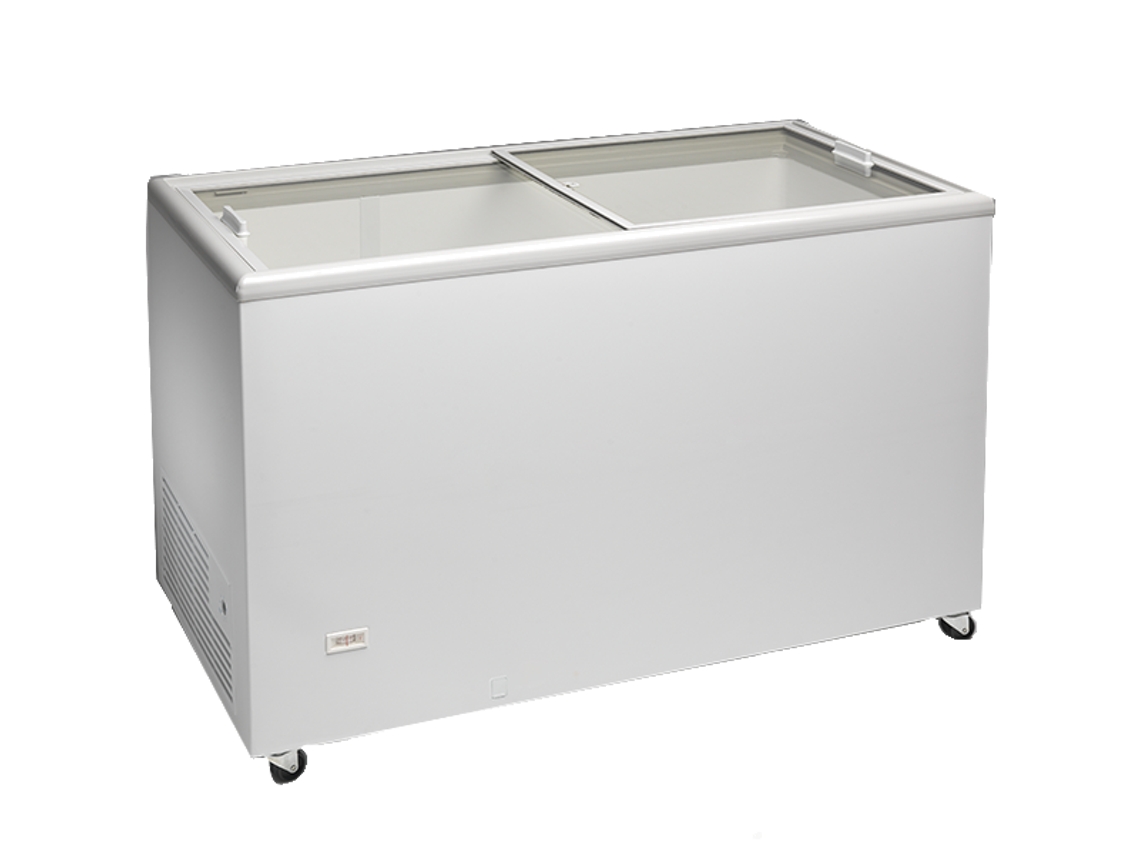 Congelador Horizontal Gelados Tampa Plana Vidrio STARLUX.