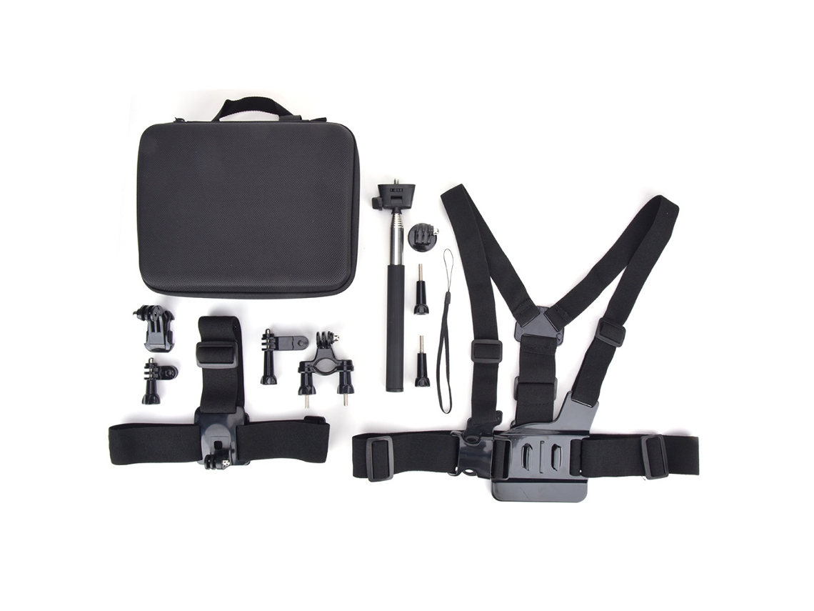 Kit de herramientas para cámaras de acción, accesorios para cámaras deportivas y de movimiento.
