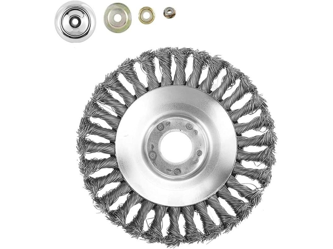 2026-cepillo De Rueda De 6 Pulgadas Linjou Para Cortador De Articulaciones, Eje Recto Universal 25.4mm