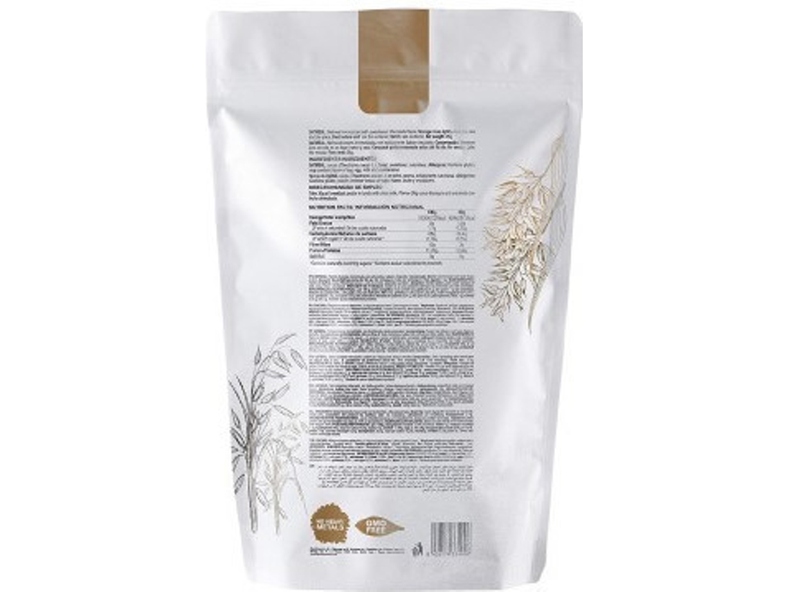 Harina De Avena Con Sabor - 2 Kg Tarta De Manzana Quamtrax