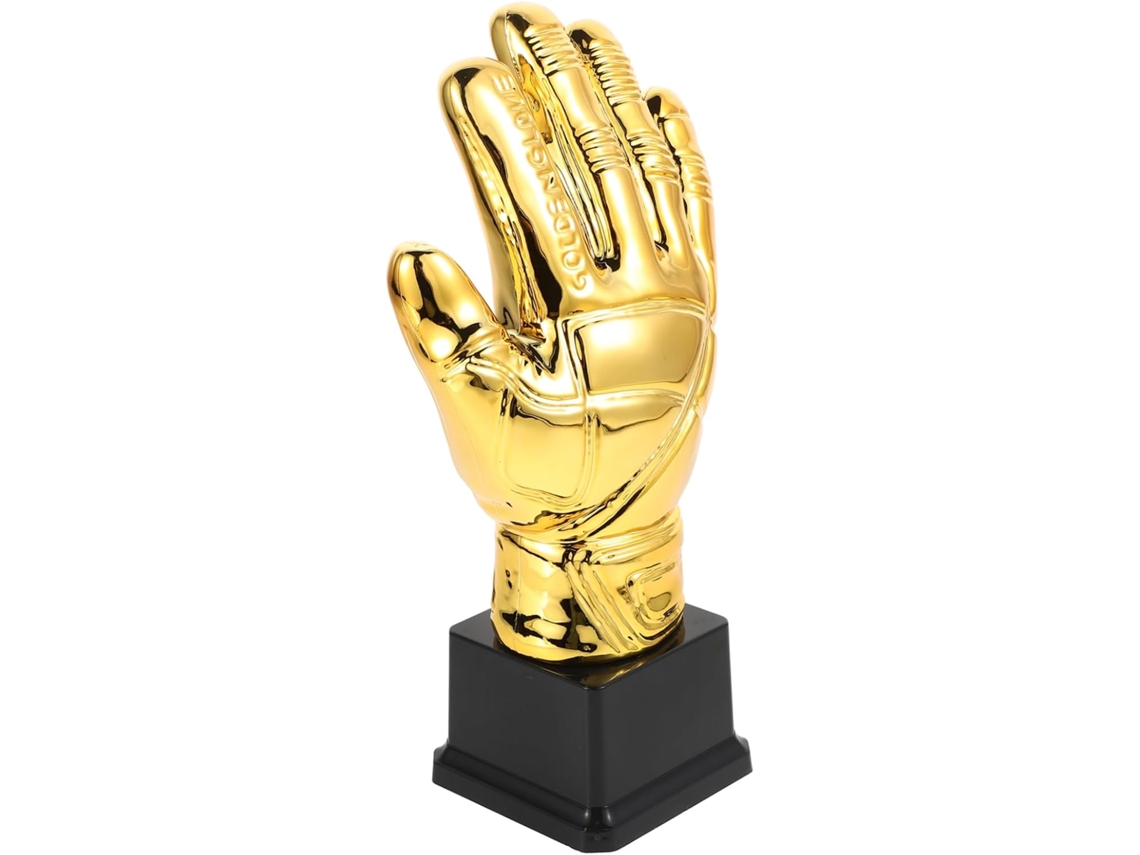 Trofeo De Plástico Con Forma De Portero De Fútbol