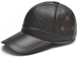 Gorra De Béisbol De Cuero De Vaca Marrón Para Hombre, Nuevo Estilo, Gorra Retro Ajustable