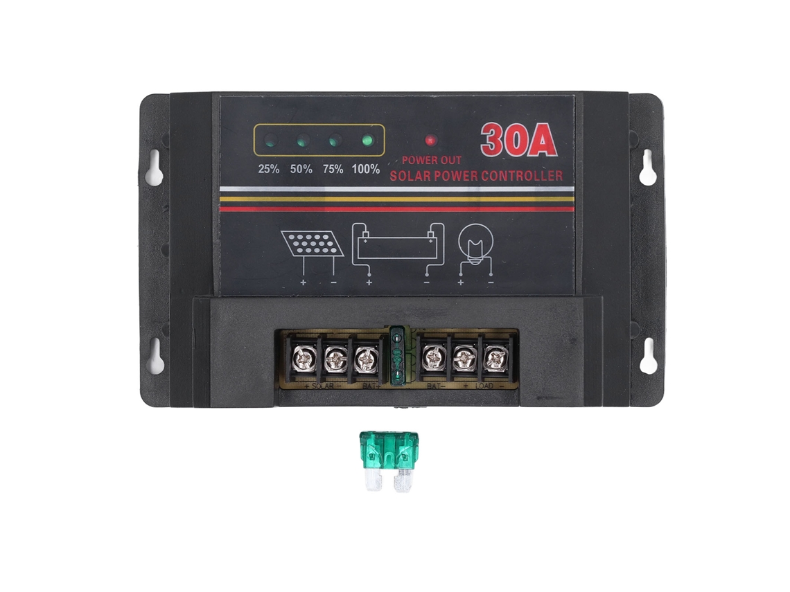 Controlador De Carga Y Descarga Solar De 12 V Y 30 A Con Microprocesador De Alta Velocidad Y Múltiples Protecciones.