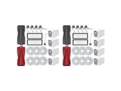 Juego de 2 piezas de repuesto para la aspiradora robot Roborock Qrevo Curve/p20 Pro: cepillos laterales principales, bolsas para el polvo, paños y filtros.
