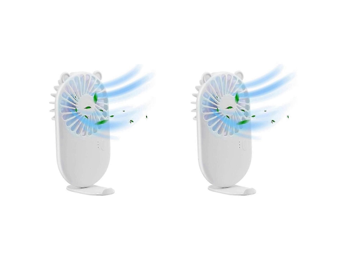 Mini Ventilador Usb Portátil, Recarregável, Com Suporte.
