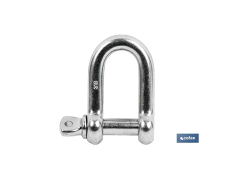 Grillete recto m-22 zincado venta unitaria