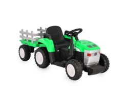 Tractor Moni de Dallas Green con remolque