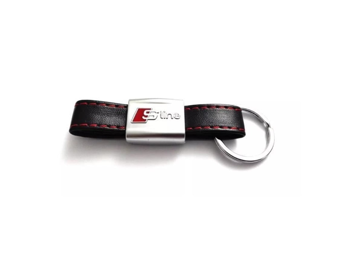 Llavero Unisex En Cuero Rojo (x 2 Cm), Resistente, Multifunción, Viaje, Hogar, Camping
