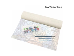 Kit De Pintura Por Números Para Adultos Principiantes, Lienzo Al Óleo Para Decoración De Pared, Regalo Hecho A Mano, 40x50cm