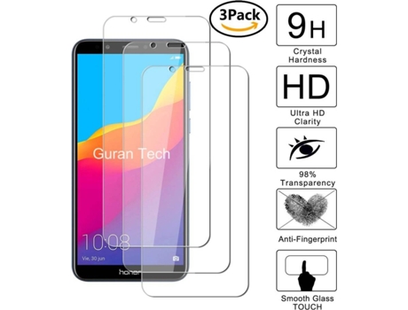 3x Protector Cristal Templado Huawei Mate 20 Lite HONGWE.