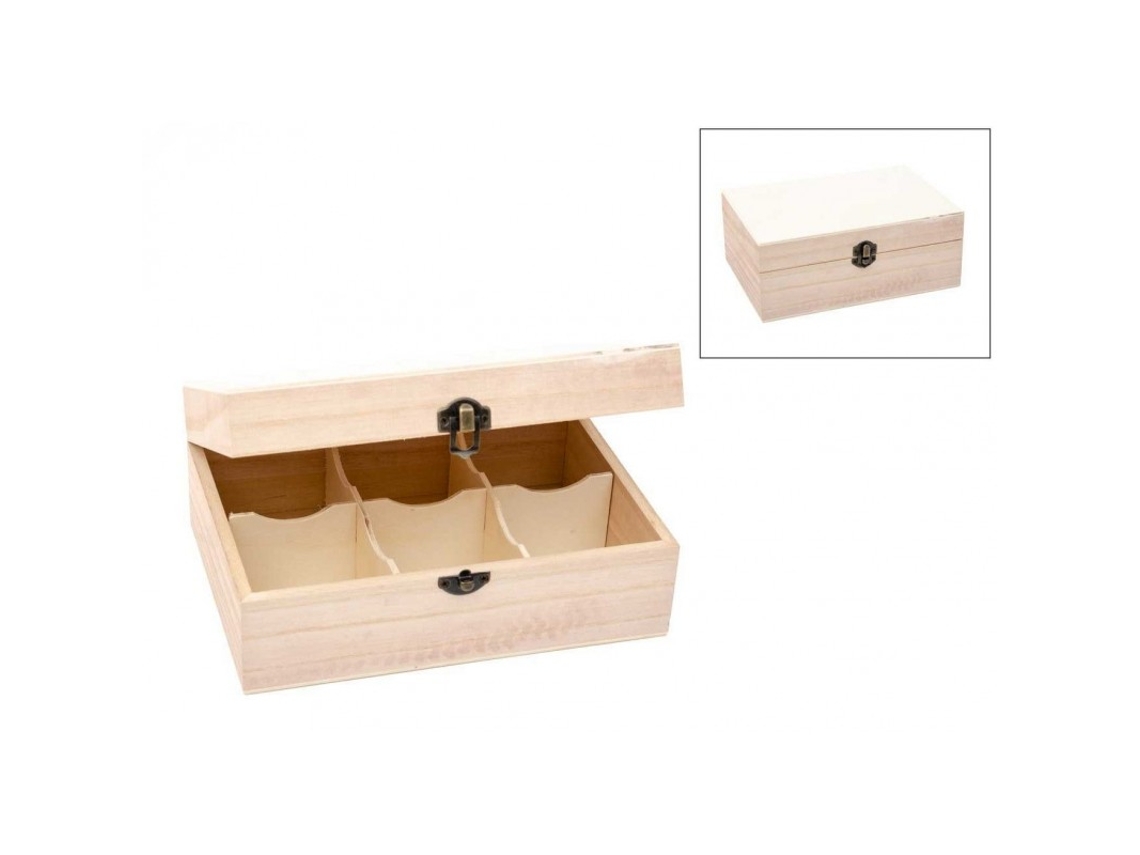 Caja Cha 6div. 22x15x9cm 87022 Grande