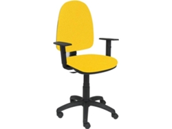 Silla de Escritorio Operativa PYC Ayna Amarillo BA (Brazos Ajustables - Tejido)
