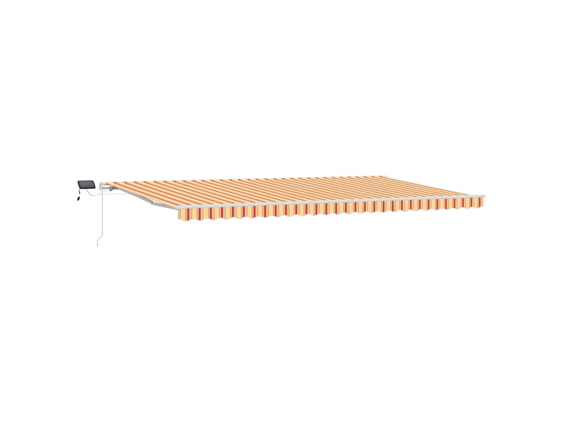 Maison Exclusive - Toldo Retráctil Amarillo Y Naranja 600 X 350 Cm Tela Y Acero
