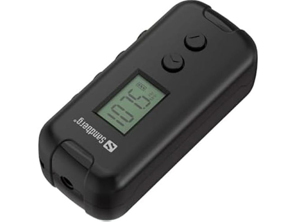 Radio portátil Sandberg 421 00 FM, funciona con pilas AA, compacta y ligera
