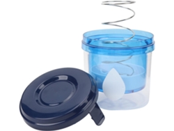 Yogurtera y quesera, recipiente transparente, placa de presión con resorte, acero inoxidable.