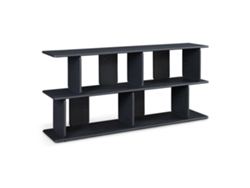 Librería Gäljami 4 Compartimentos Abiertos 160x35x74cm - Negro [EN.CASA]