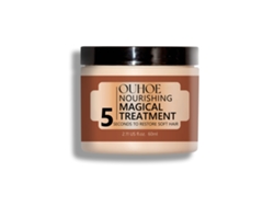 La mascarilla capilar nutritiva Ouhoe repara el cabello quebradizo, seco y dañado, lo hidrata y lo suaviza.