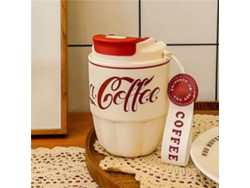 Negra ipree Taza Coca-cola Acero Inoxidable 320ml Viaje Café Doble Pared Aislamiento Vacío Mini Portátil Dos Bebidas Oficina