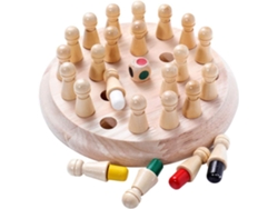 Oulensy Kids Party Game Jogo de Memória Madeira Xadrez Divertido Bloco Tabuleiro Educacional Brinquedo Habilidade Cognitiva para