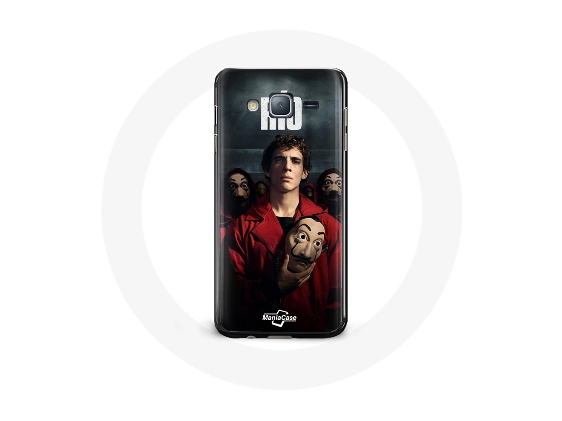 Funda para Samsung Galaxy J5 2016 La Casa de Papel Rio Máscara